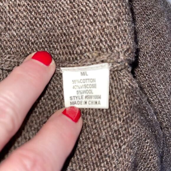 Newbury Kustom Chestnut Turtleneck Tunic Sz M/L - Picture 6 of 6